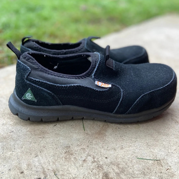 Workload men’s slip on work leather suede boot shoe Sz 7 - Picture 4 of 9